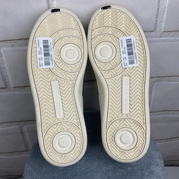 DIANA LEATHER COLORBLOCK LOW-TOP SNEAKERS S.Z 8.5 Chelsea & Violet red blue - Picture 6 of 7